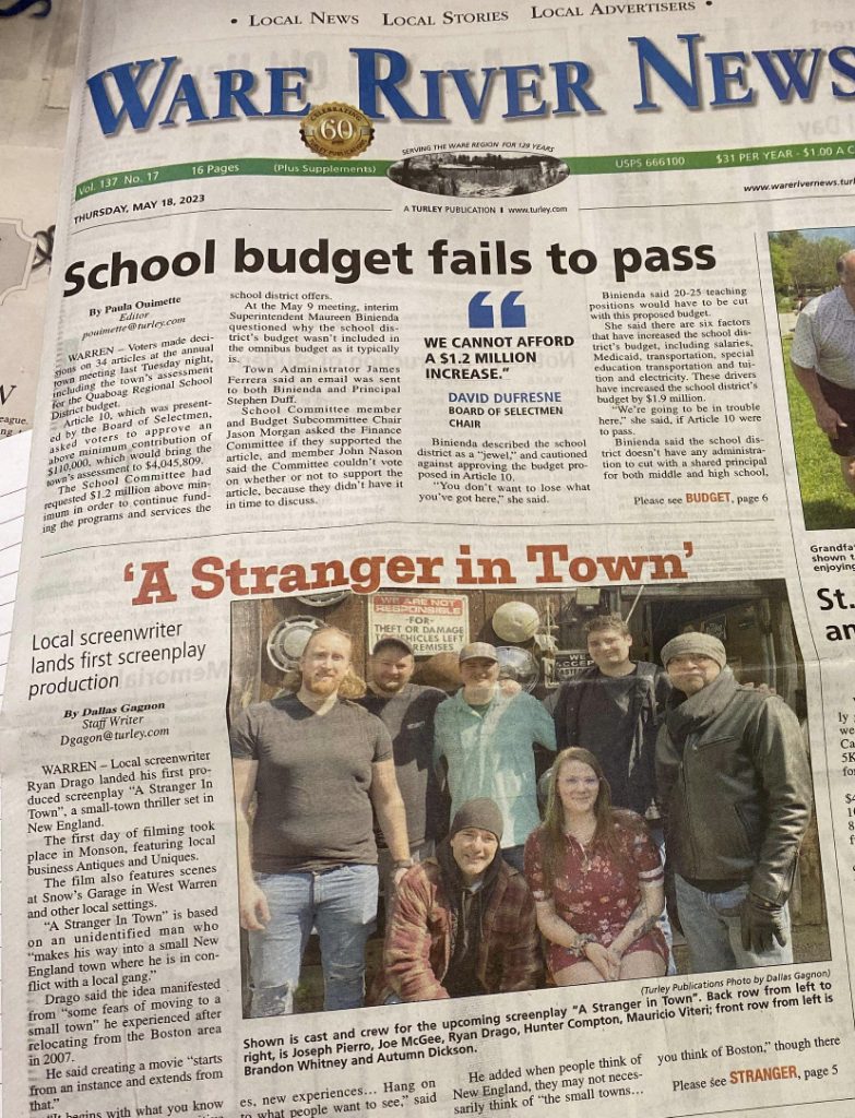 A Stranger In Town — Ware Newspaper